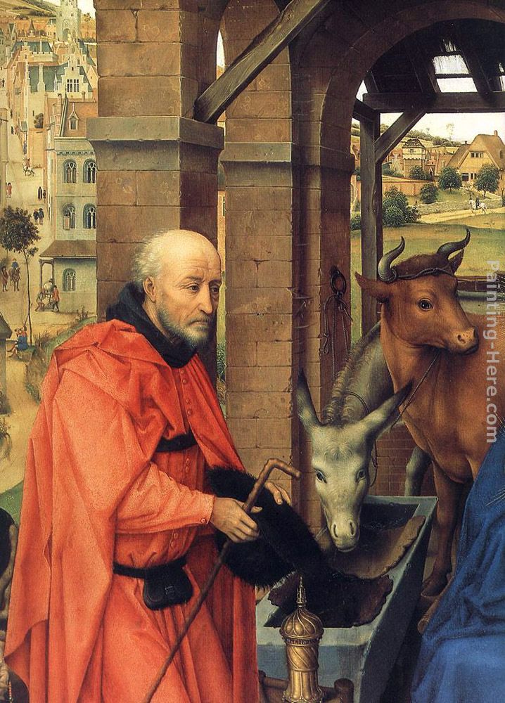 Adoration of the Magi - detail painting - Rogier van der Weyden Adoration of the Magi - detail art painting